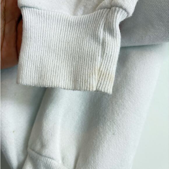 USA made cotton blend Kids Lee Cape Cod 1990s sweatshirt vintage big print Large - Picture 7 of 9